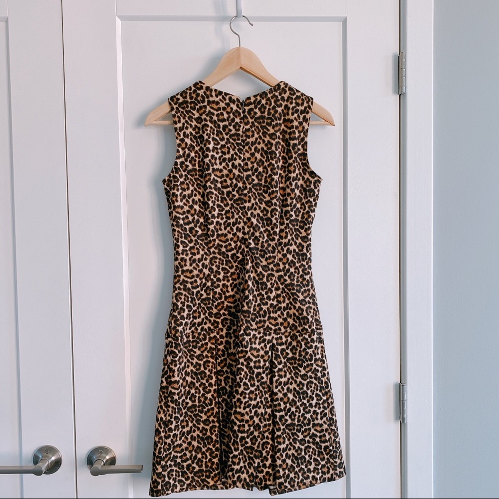 Michael Kors leopard print sleeveless dress - Picture 2 of 4